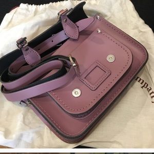 Cambridge satchel company purse rare dusty purple